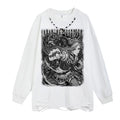 Long sleeved loose T-Shirt for men