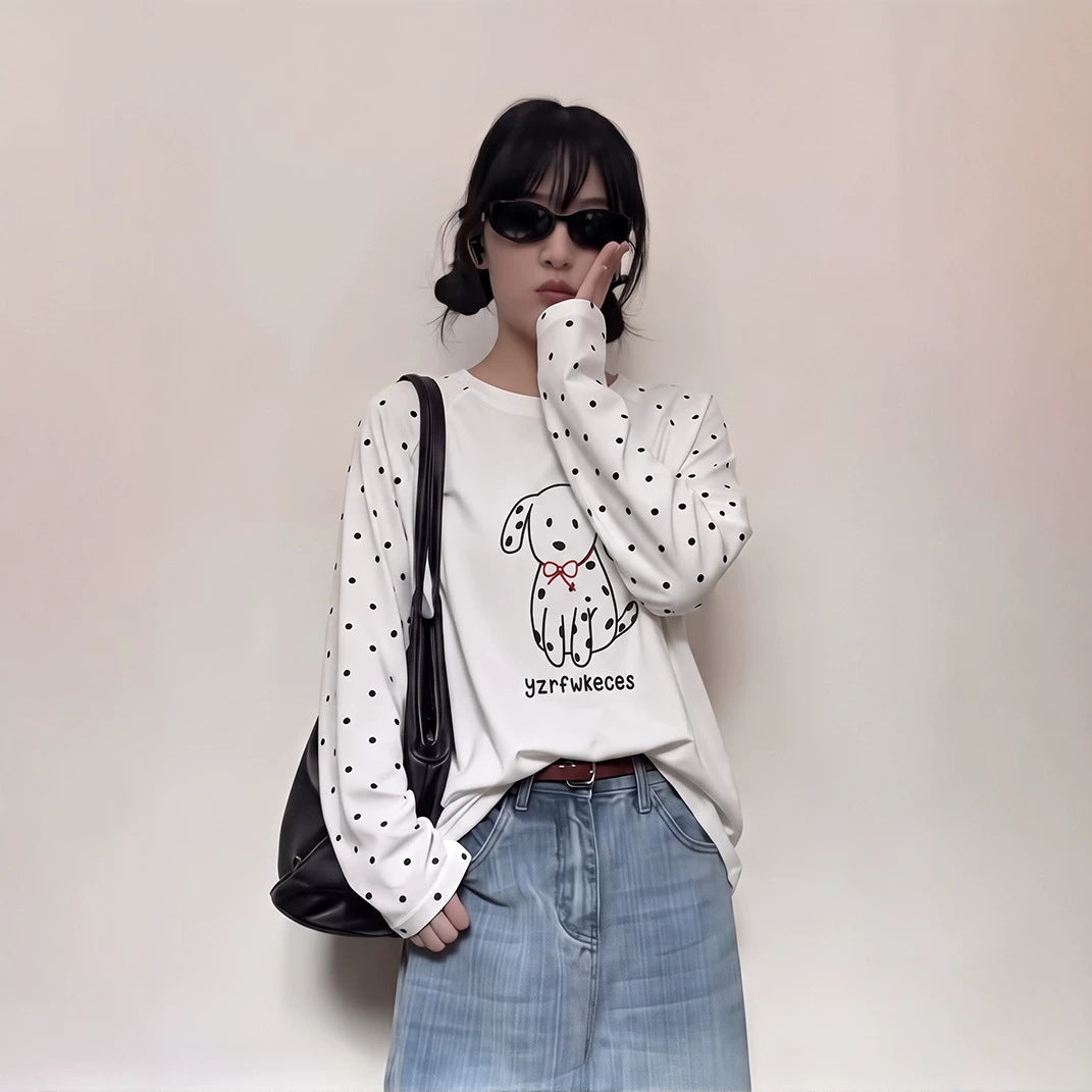 Long Sleeve White T-Shirt for Women