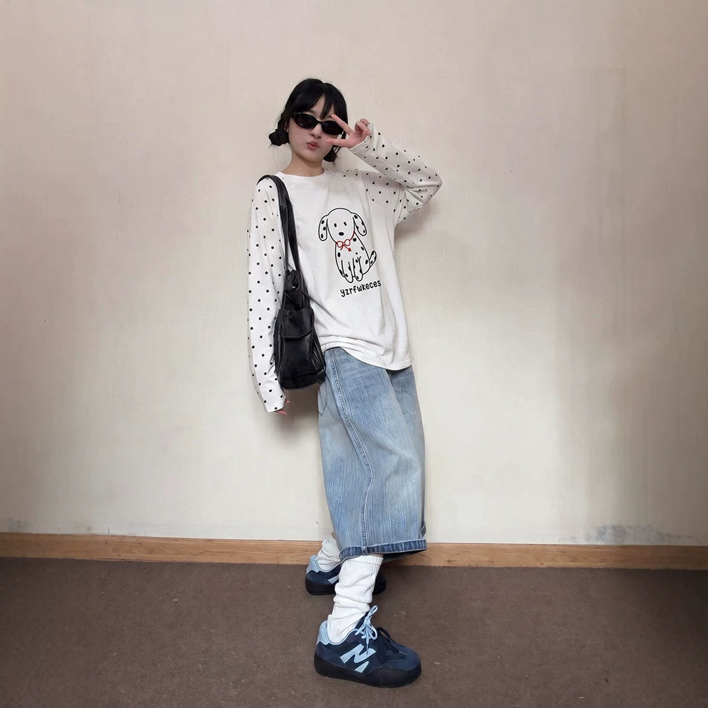 Long Sleeve White T-Shirt for Women