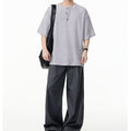 T-Shirt Short Sleeve Men Casual Loose Couple Half Sleeve